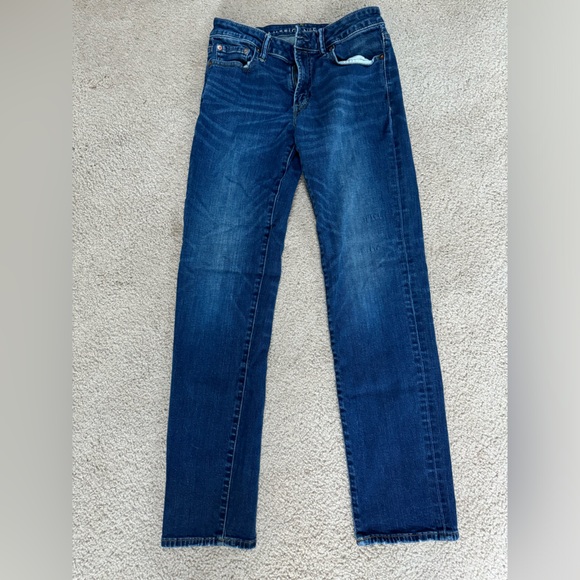 American Eagle Mens Jeans size Waist 30 x 32" Medium Wash Airflex Denim Stretch - Picture 2 of 5